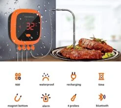 Inkbird IBT-4XC -Keuken Grill Winkel image 1045