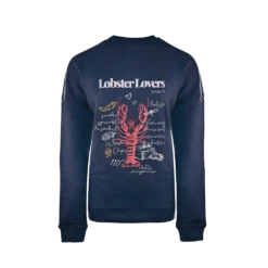 Big Green Egg Oversized Sweater Lobster Lovers Dames Blauw -Keuken Grill Winkel image 1148