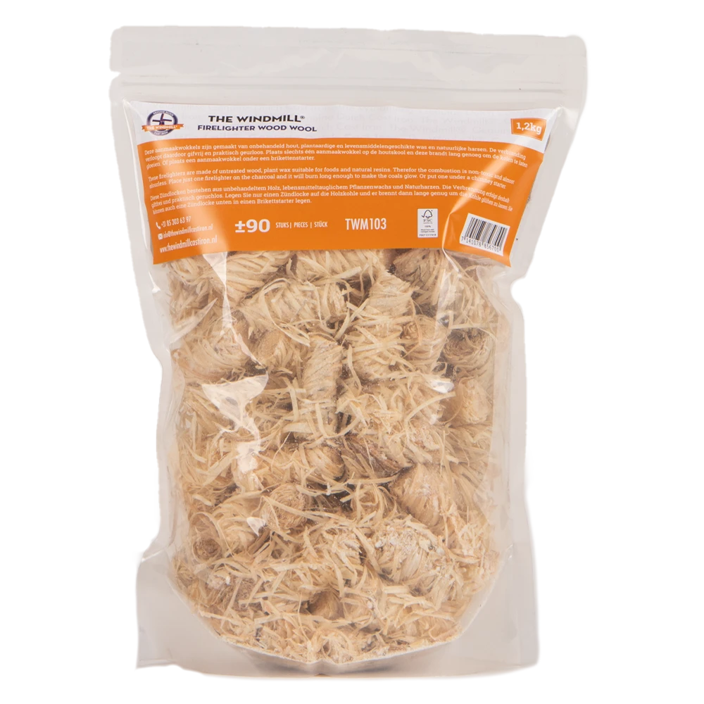 The Windmill Fire Starters / Wokkels Circa 90 Stuks / 1.2 Kg 4 The Windmill Fire Starters / Wokkels Circa 90 Stuks / 1.2 Kg - Afbeelding 2