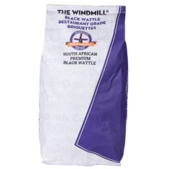The Windmill Black Wattle Restaurant Grade Briketten Pillow Shape 6 Kg