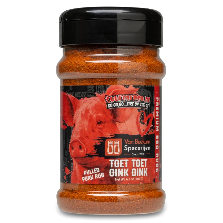 Vuur&Rook Toet Toet Oink Oink Rub 180 Gram 3 Vuur&Rook Toet Toet Oink Oink Rub 180 Gram