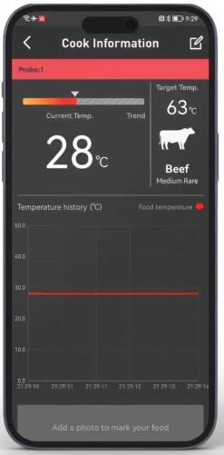 HerQs Easy Pro BBQ Thermometer -Keuken Grill Winkel image 1399