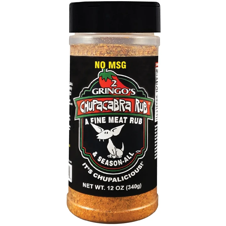 2 Gringos Chupacabra BBQ Rub NO MSG 12 Oz 3 2 Gringos Chupacabra BBQ Rub NO MSG 12 Oz