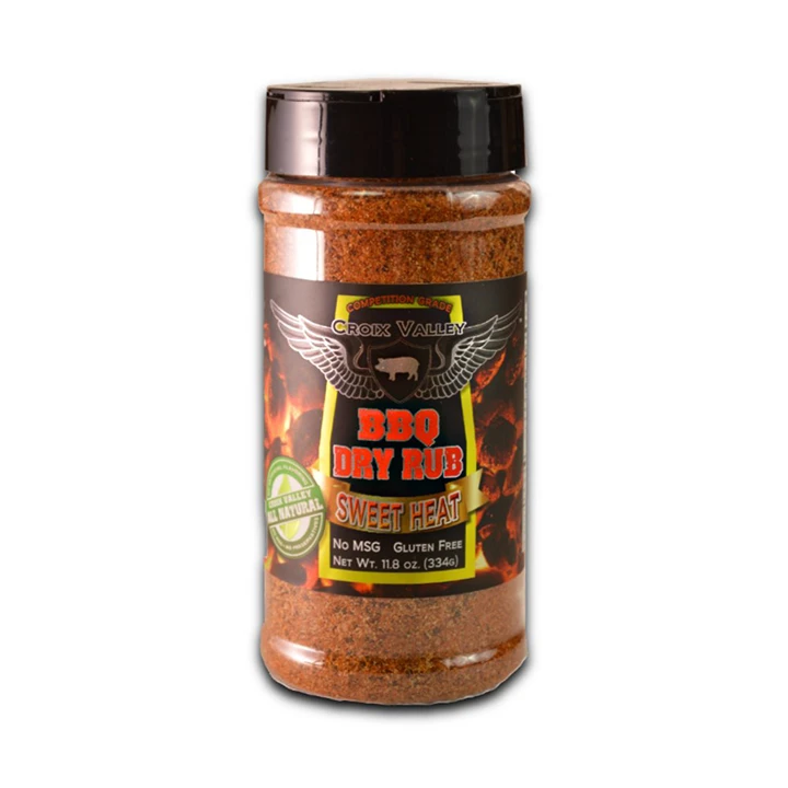Croix Valley Sweet Heat BBQ Dry Rub 11.8 Oz 3 Croix Valley Sweet Heat BBQ Dry Rub 11.8 Oz