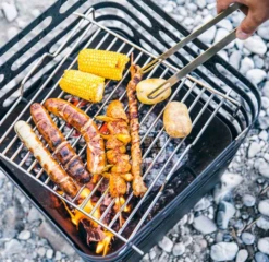 Höfats Cube Vuurkorf Zwart -Keuken Grill Winkel image 1804