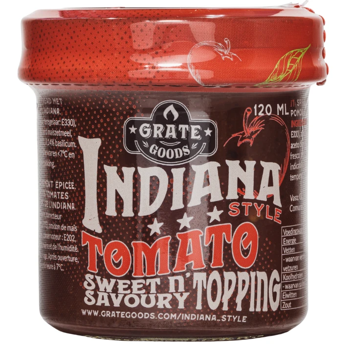 Grate Goods Indiana Style Tomato Sweet 'n Savory Topping 120 Ml 3 Grate Goods Indiana Style Tomato Sweet 'n Savory Topping 120 Ml