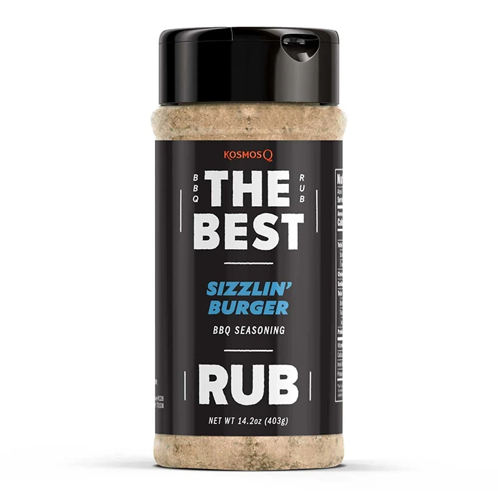 Kosmos The Best Sizzlin' Burger Rub 14.2 Oz 3 Kosmos The Best Sizzlin' Burger Rub 14.2 Oz