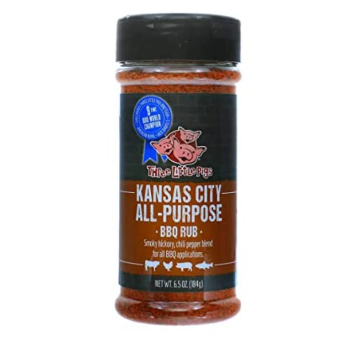 Three Little Pigs All Purpose BBQ Rub 6.5oz 3 Three Little Pigs All Purpose BBQ Rub 6.5oz