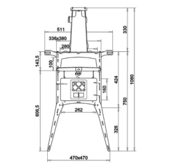 Fikki Outdoor Oven Compact -Keuken Grill Winkel image 315