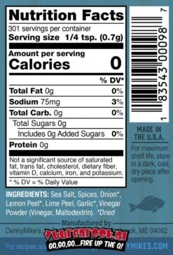 Denny Mike's Fintastic Seafood Rub 7oz -Keuken Grill Winkel image 923